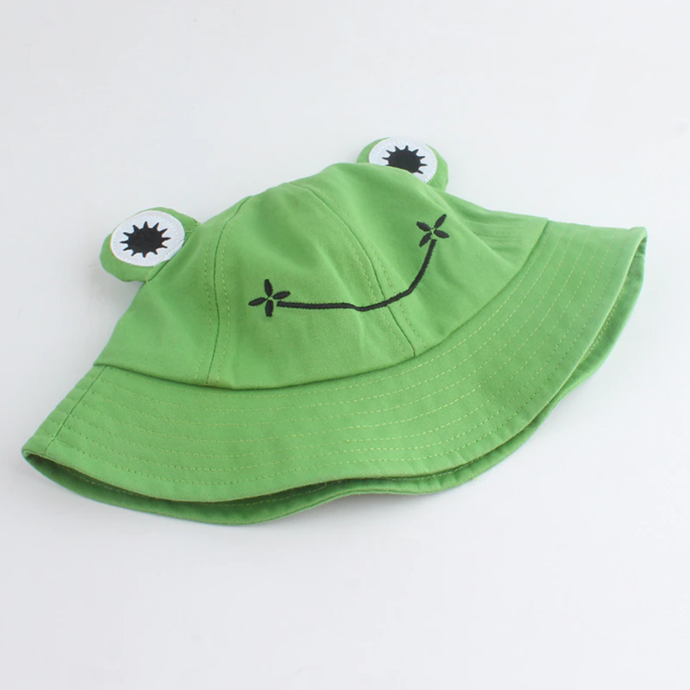 Kawaii Frog Bucket Hat