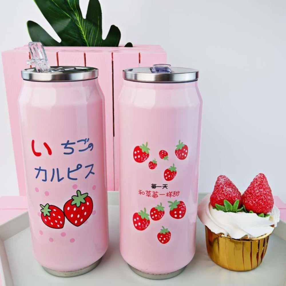 Strawberry water bottle