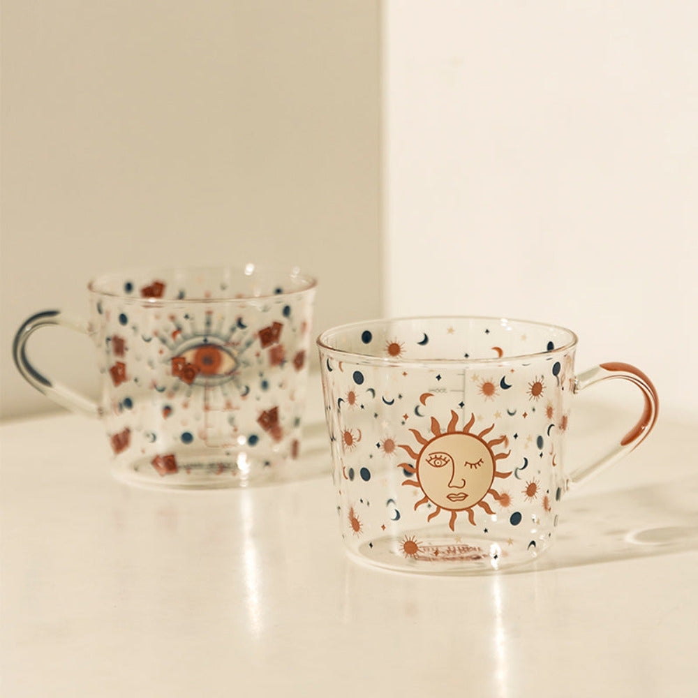Mochi Mart Vintage Bohemian Glass Cups