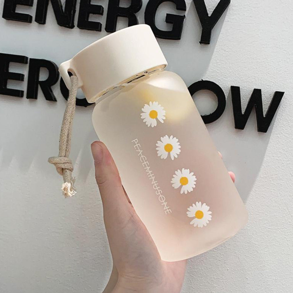 Cute Kawaii Daisy Water Bottle
