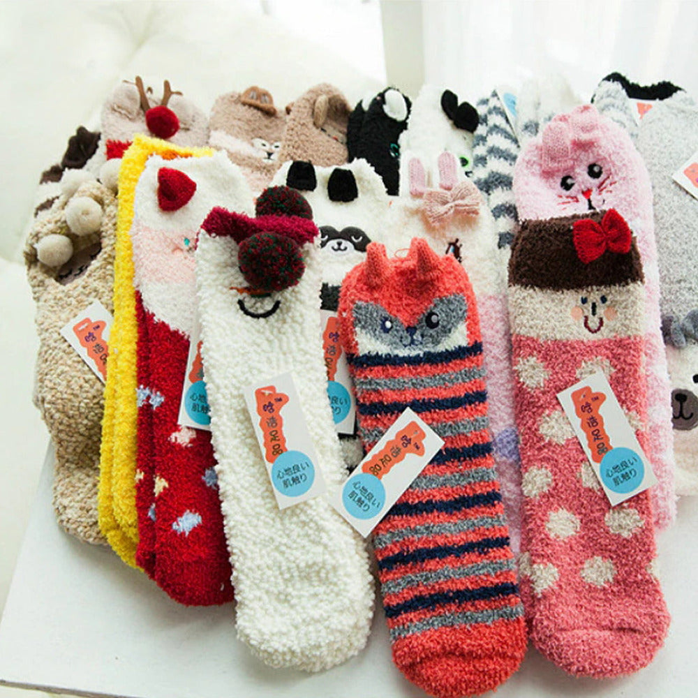 Mochi Mart Cute Fluffy Animal Socks 2