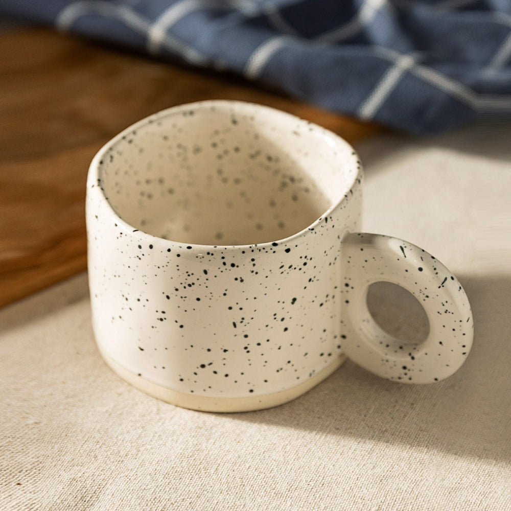 Mochi Mart Nordic Ring Handle Ceramic Mug