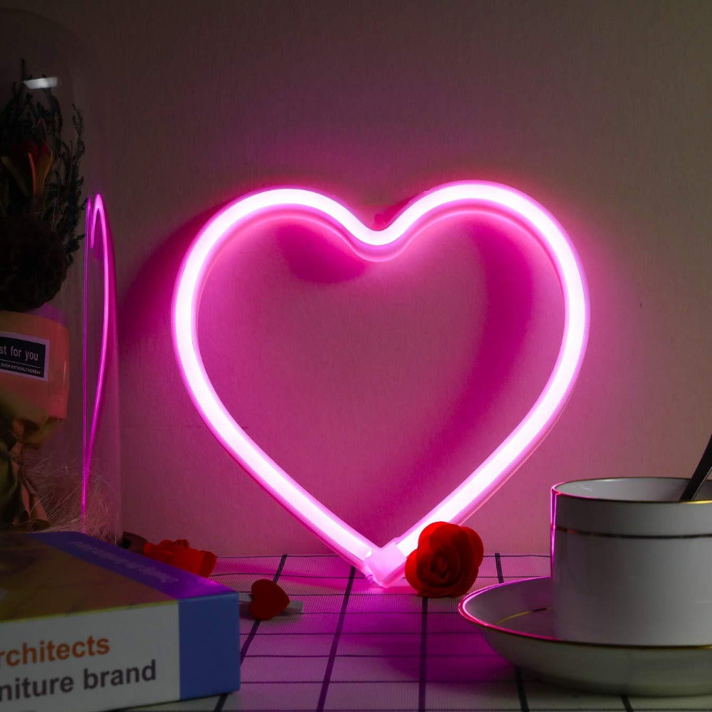 Love Heart LED Neon Light 