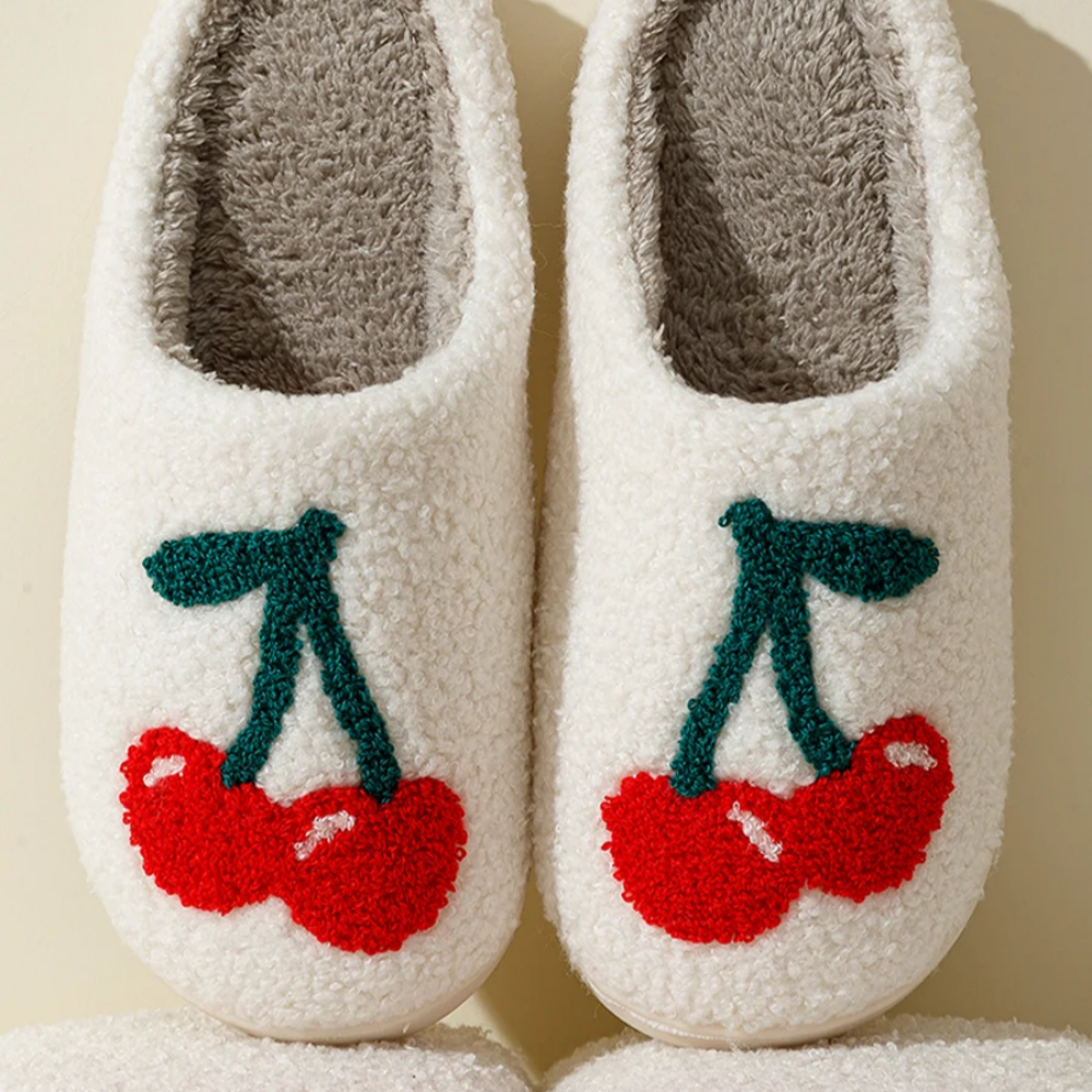 Mochi Mart Cherry Cherries slippers kawaii cute