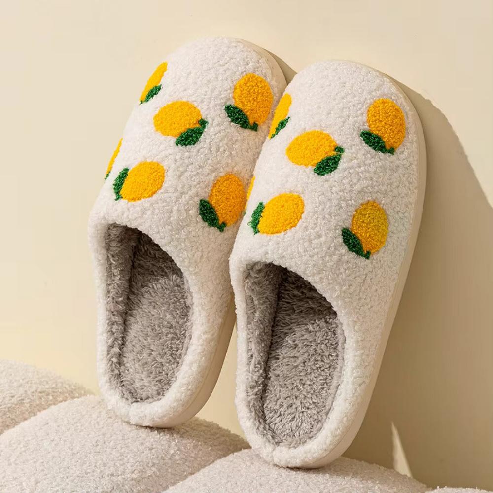 Mochi Mart Lemon Slippers Kawaii Cute