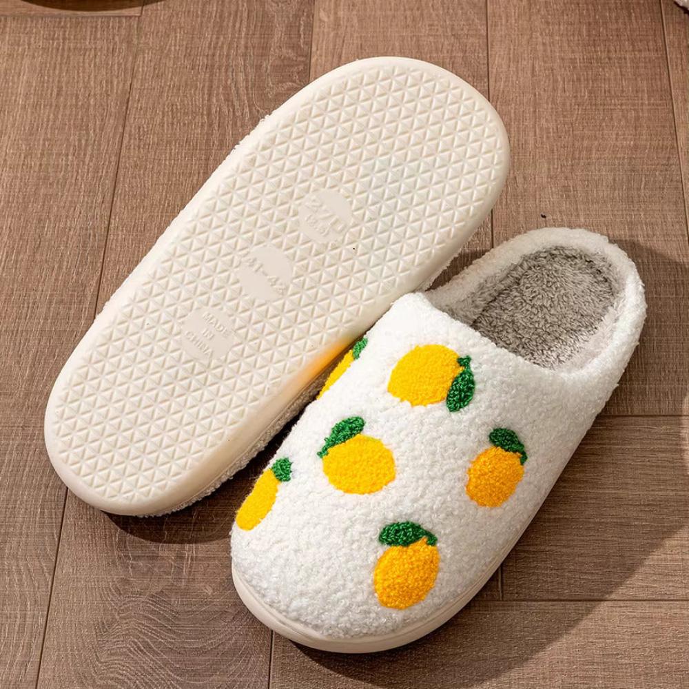 Mochi Mart Lemon Slippers Kawaii Cute