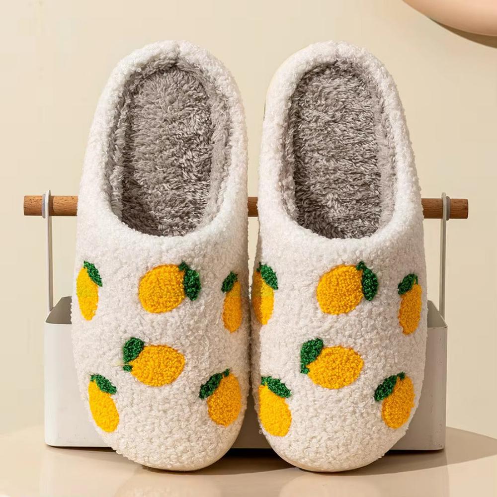 Mochi Mart Lemon Slippers Kawaii Cute