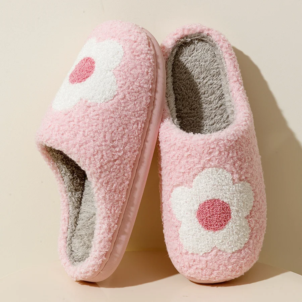 Cute pink slippers sales