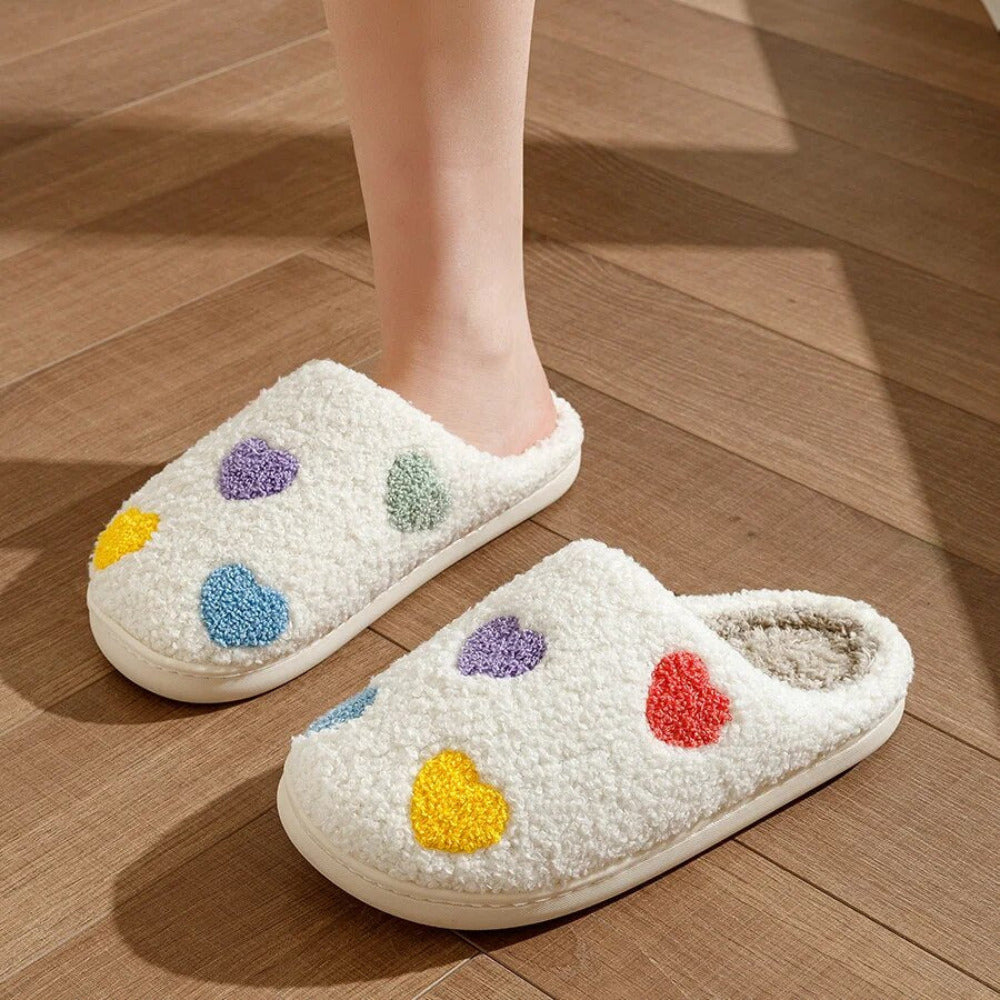 Mochi Mart Heart Slippers - Cosy and stylish heart shaped slippers