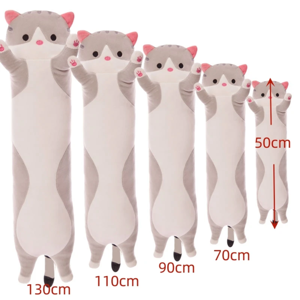 Mochi Mart Long Cat Plush Body Pillow