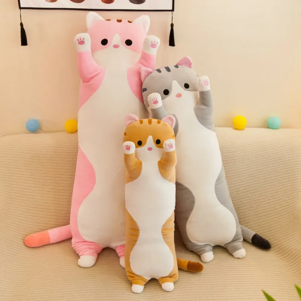 Long Cat Plush Body Pillow