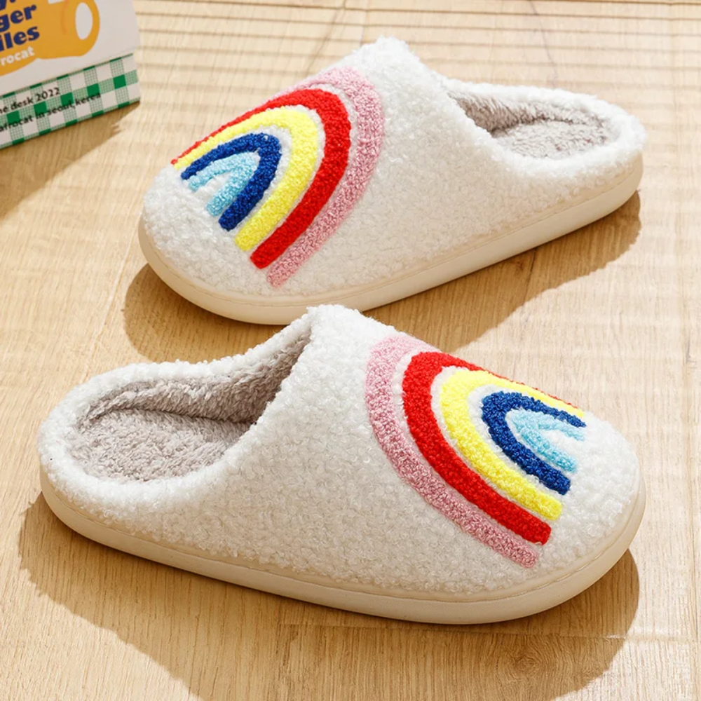 Rainbow slipper discount