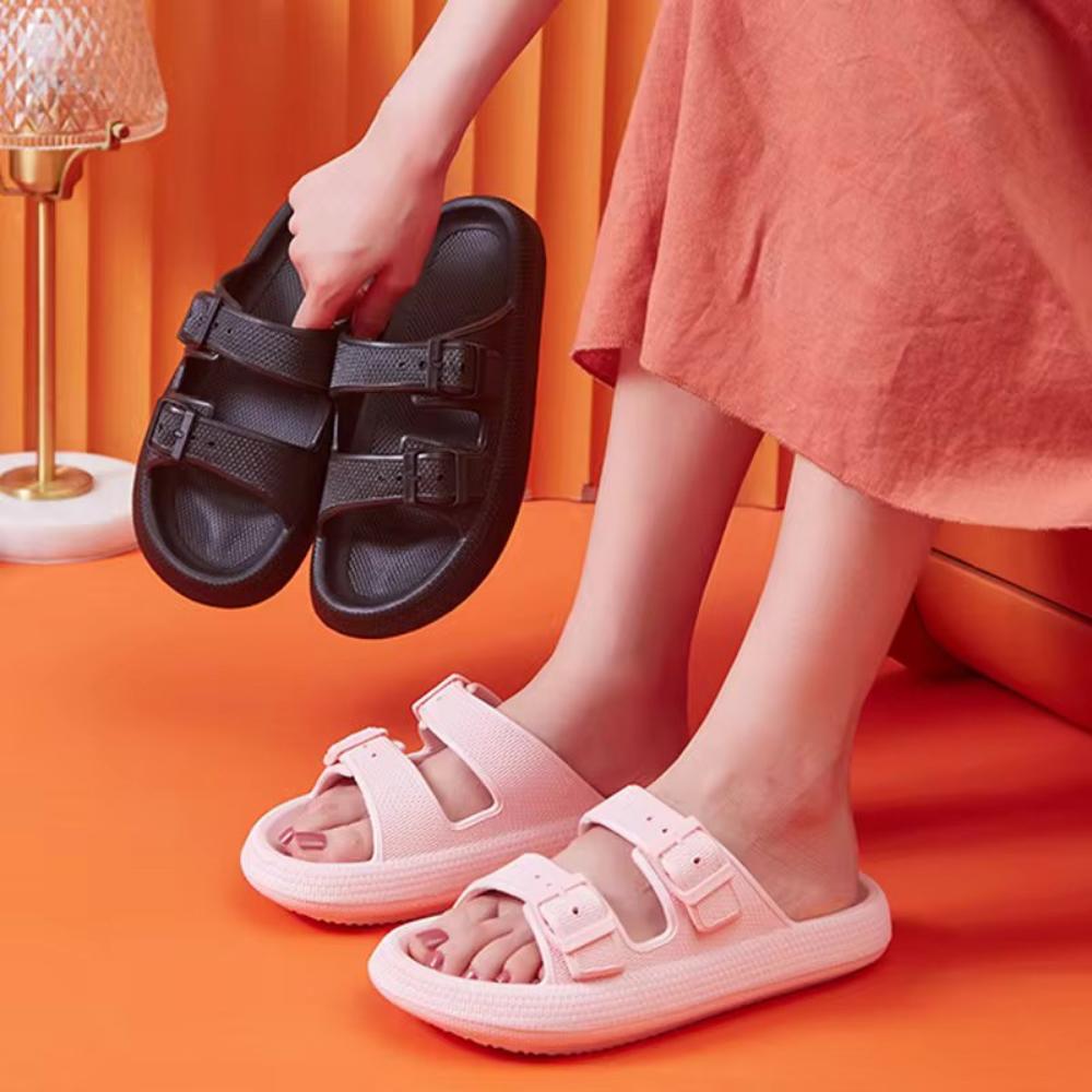 Slides with adjustable strap on sale
