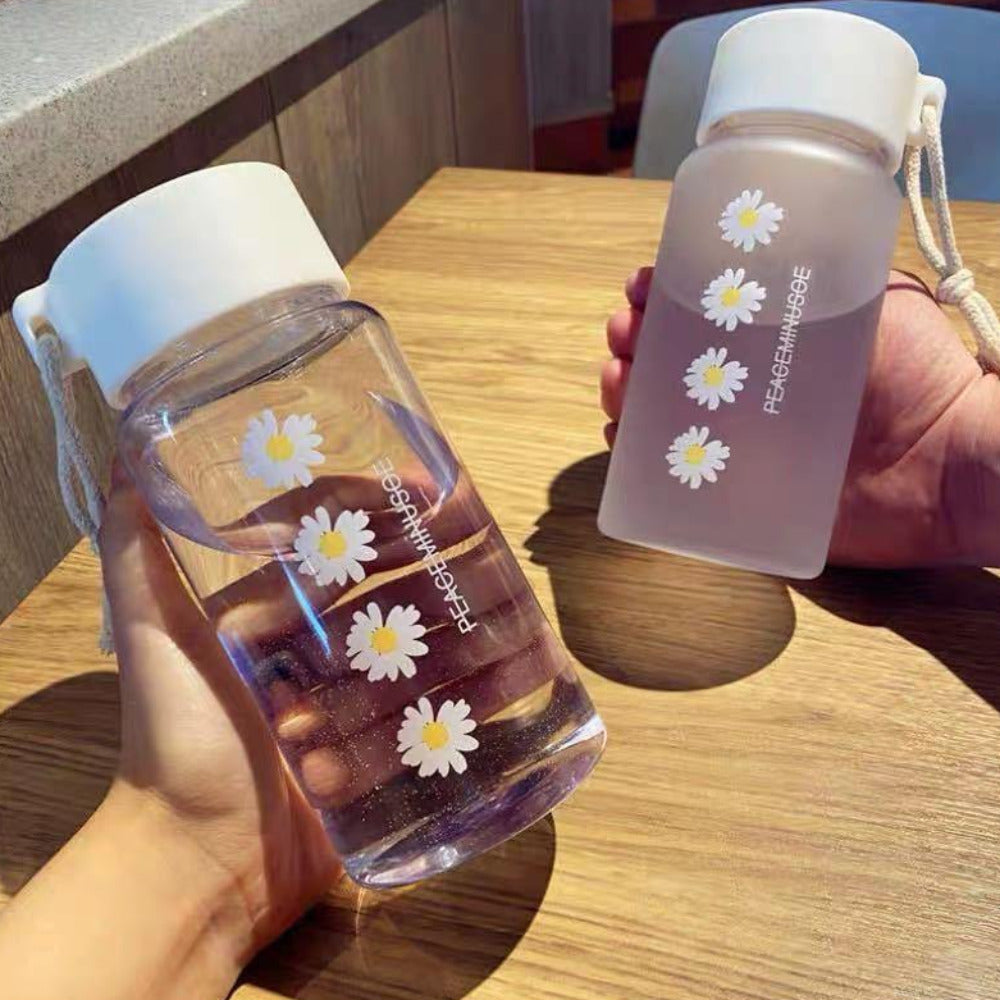 Cute Kawaii Daisy Water Bottle