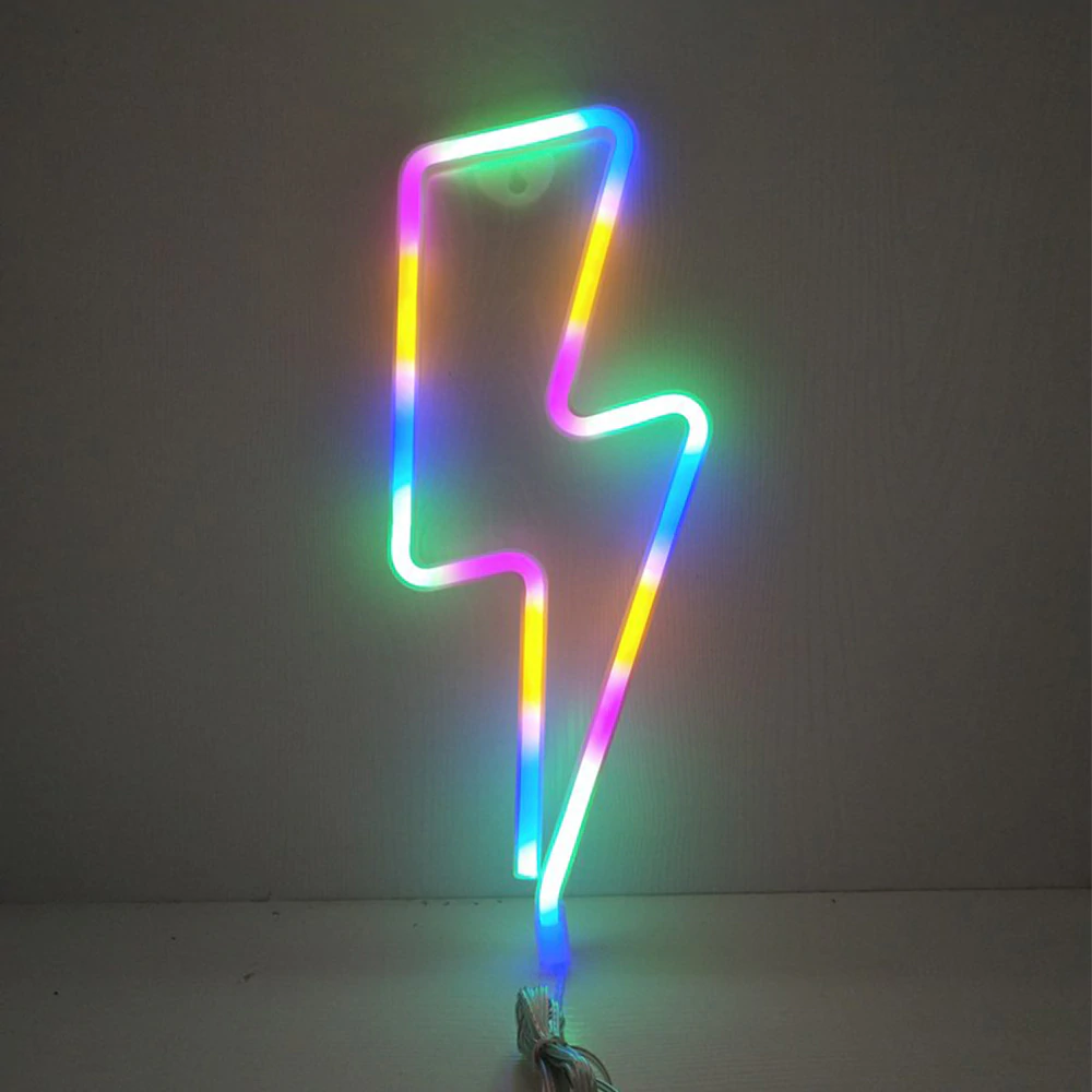 Neon best sale lightning light