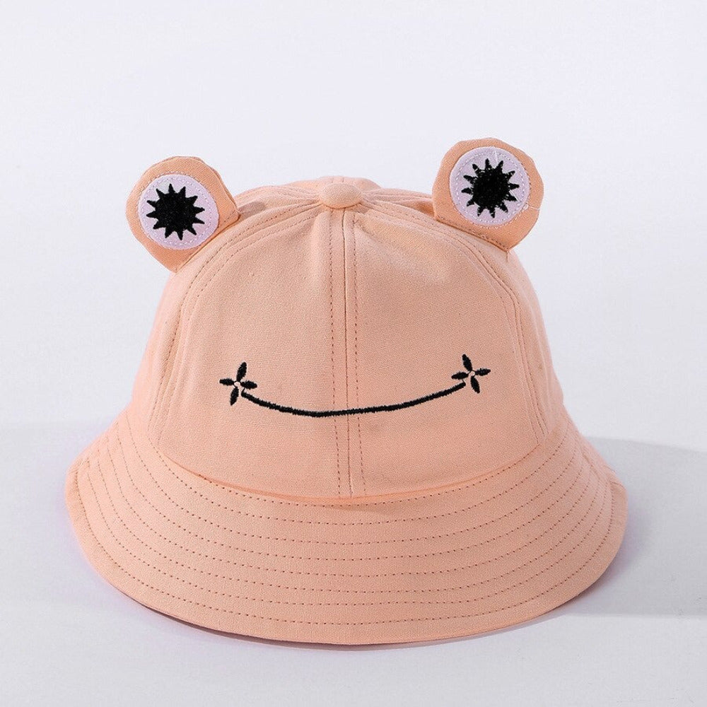 Frog Bucket Hat | Cute Kawaii Froggy Hat Pink / Child