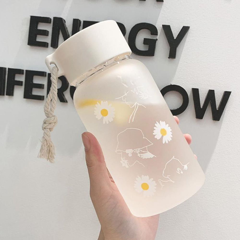 Cute Kawaii Daisy Water Bottle