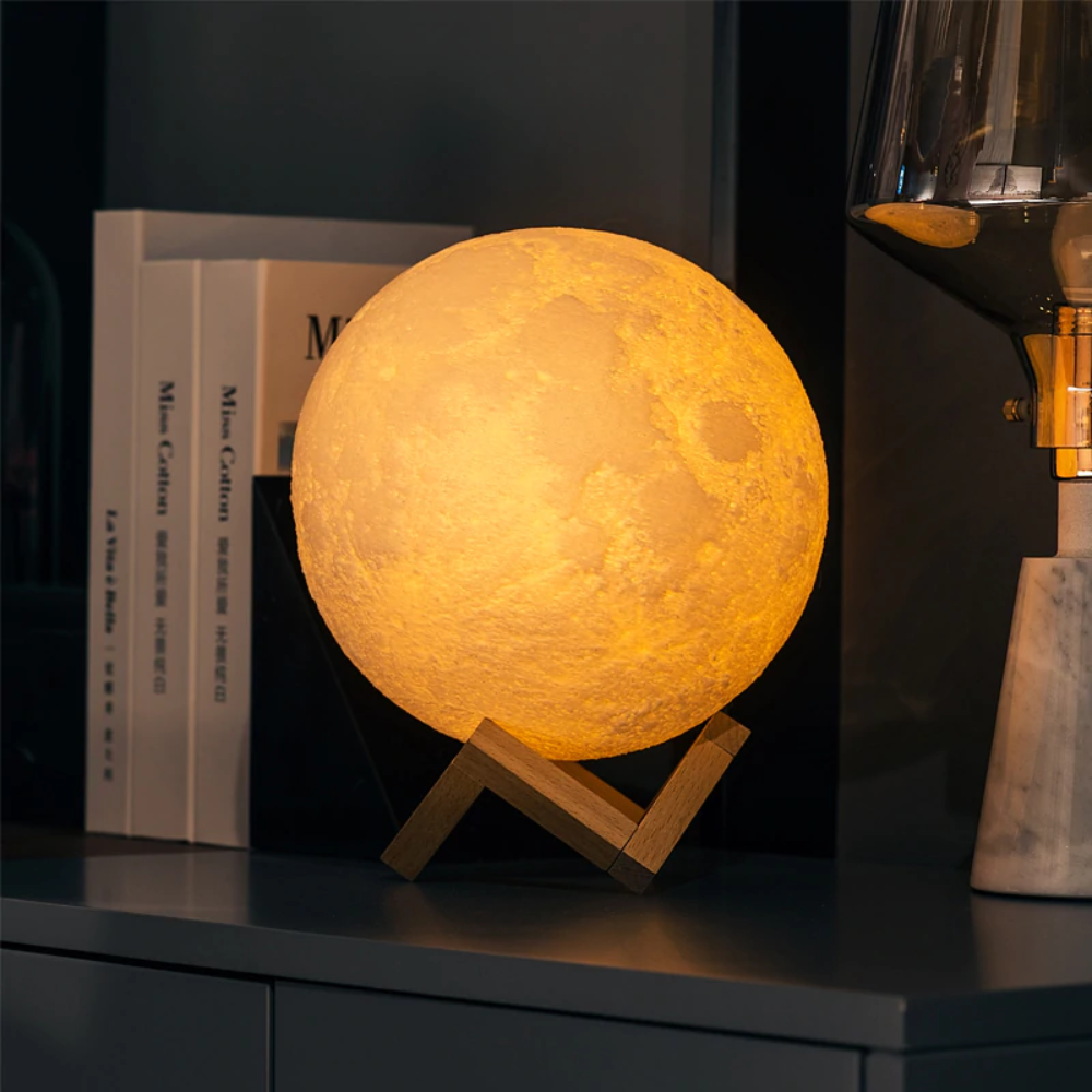 3D Moon Lamp LED Night Light Floating Effect Mochi Mart