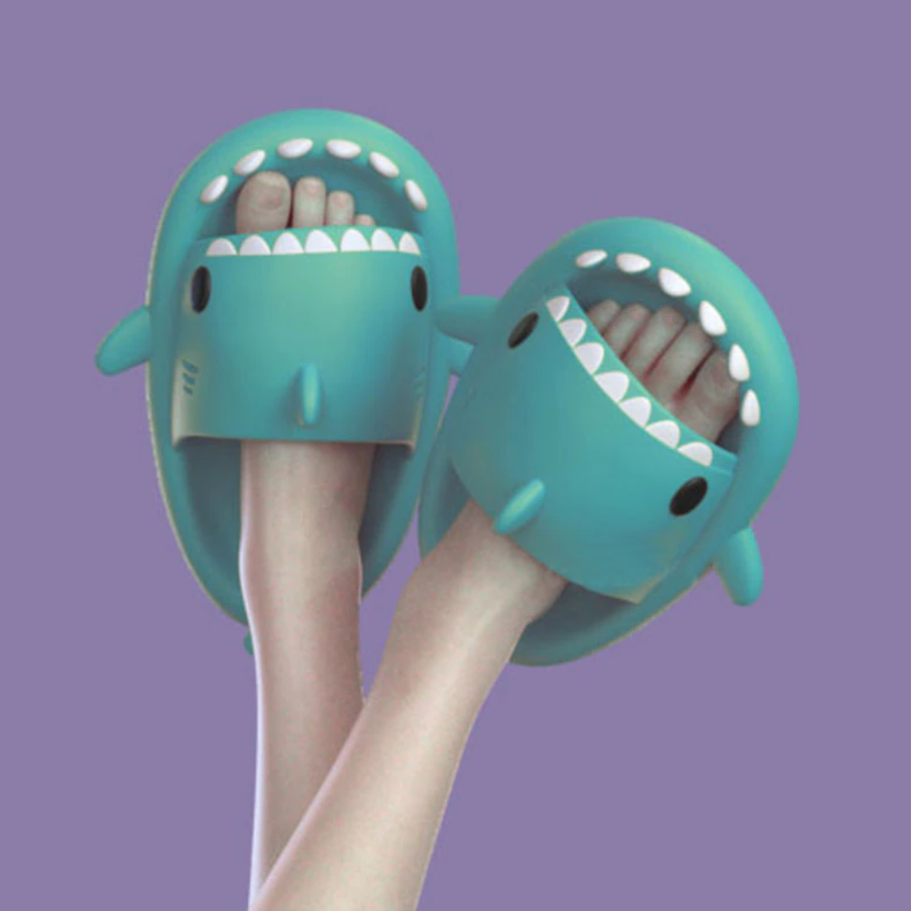 Cute Kawaii Shark Slippers
