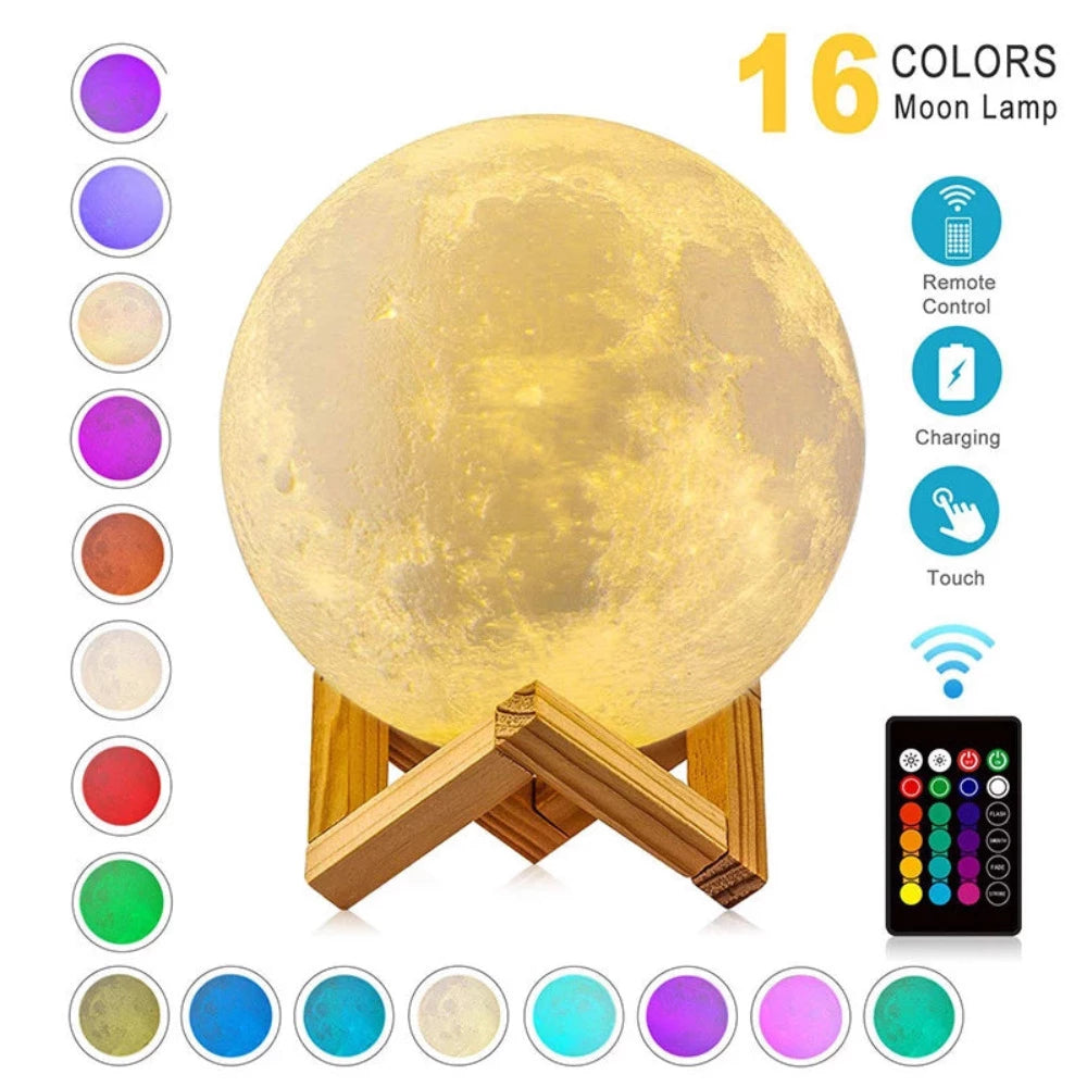 Mochi Mart Moon Lamp Night Light